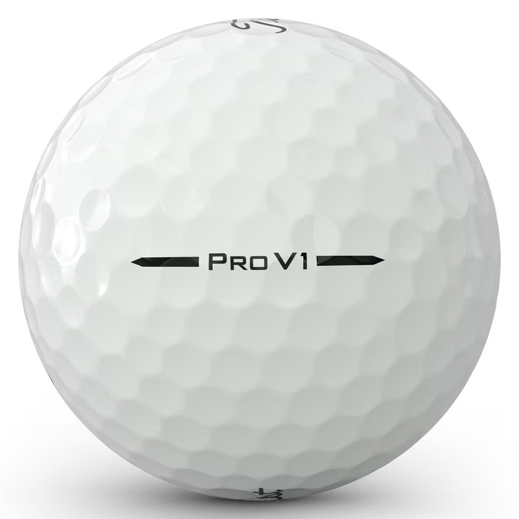 Titleist Pro V1 pelotas de golf, texto negro, numeración estándar 1-4, Texto: X - 3 bolas