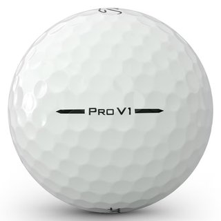 Titleist Pro V1 pelotas de golf, texto negro, numeración estándar 1-4, Texto: X - 3 bolas