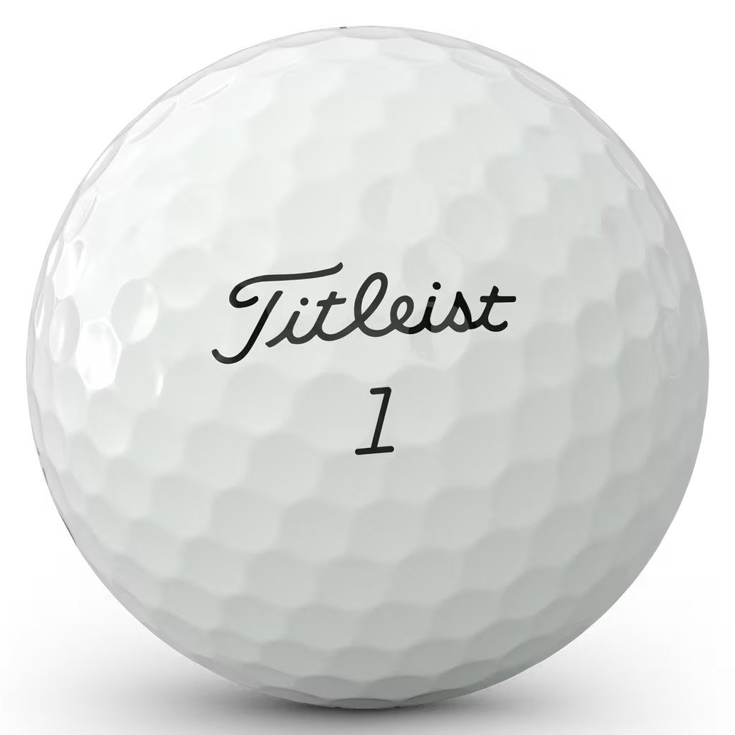 Titleist Pro V1 pelotas de golf, texto negro, numeración estándar 1-4, Texto: X - 3 bolas