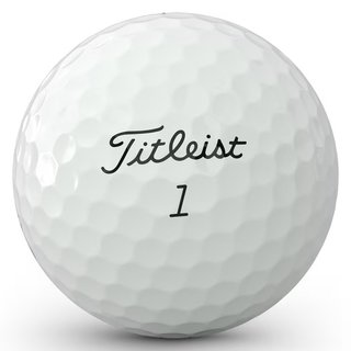 Titleist Pro V1 pelotas de golf, texto negro, numeración estándar 1-4, Texto: X - 3 bolas
