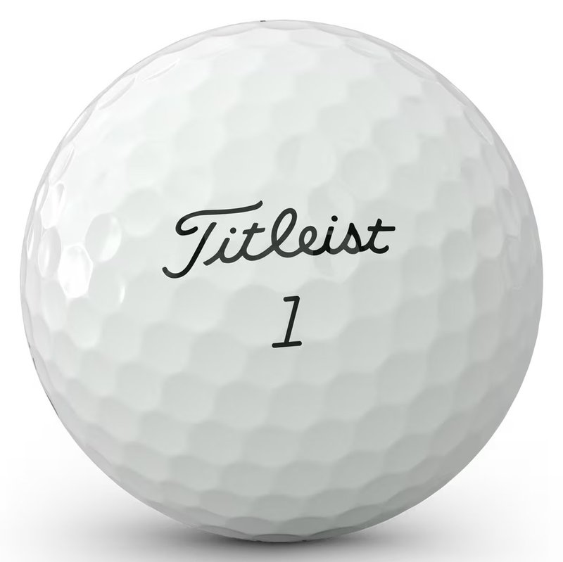 Titleist Pro V1 pelotas de golf, texto negro, numeración estándar 1-4, Texto: X - 3 bolas