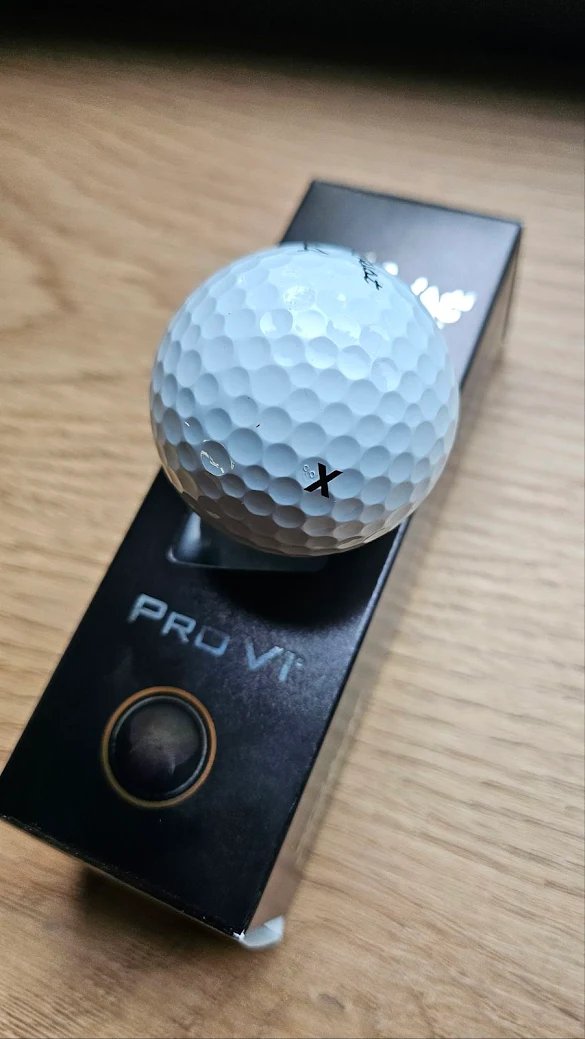 Titleist Pro V1 pelotas de golf, texto negro, numeración estándar 1-4, Texto: X - 3 bolas