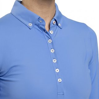 KJUS Catalina Cool longsleeve polo de mujer de manga larga, yonder