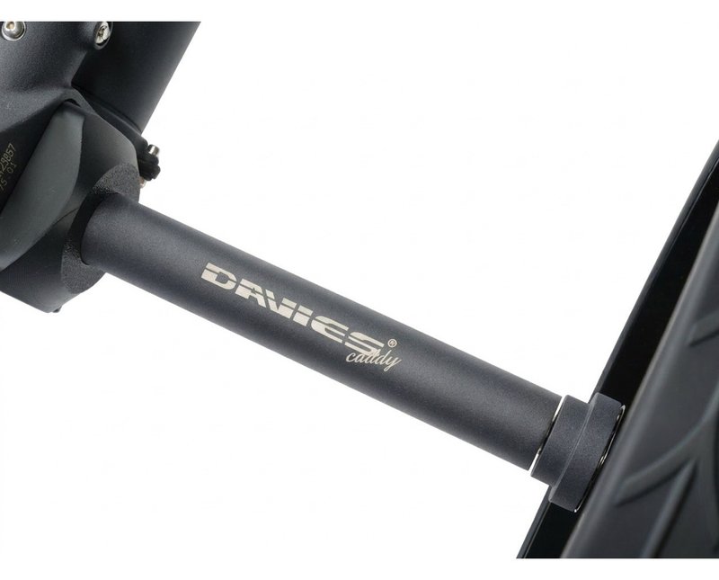 Davies Caddy SMART DHC carrito eléctrico, negro/ruedas rojas