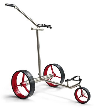 Davies Caddy Premium L Brush carrito eléctrico, plateado