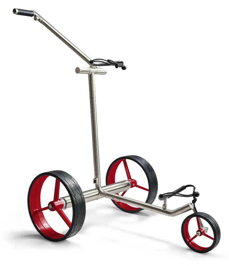Davies Caddy Premium L Brush carrito eléctrico, plateado