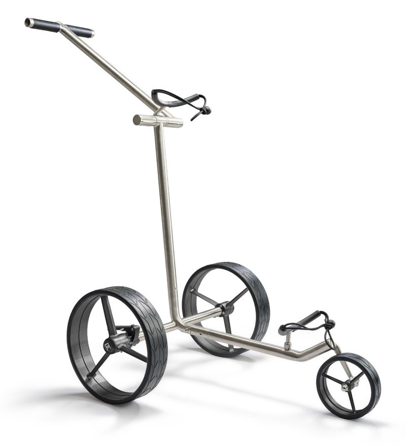 Davies Caddy Elegant carrito manual, brush/black star wheels