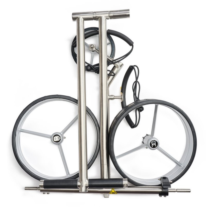 Davies Caddy Elegant carrito manual, brush/black star wheels