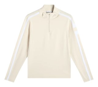 J.Lindeberg Keaton Quarter Zip Mid Layer chaqueta de hombre, Moonbeam