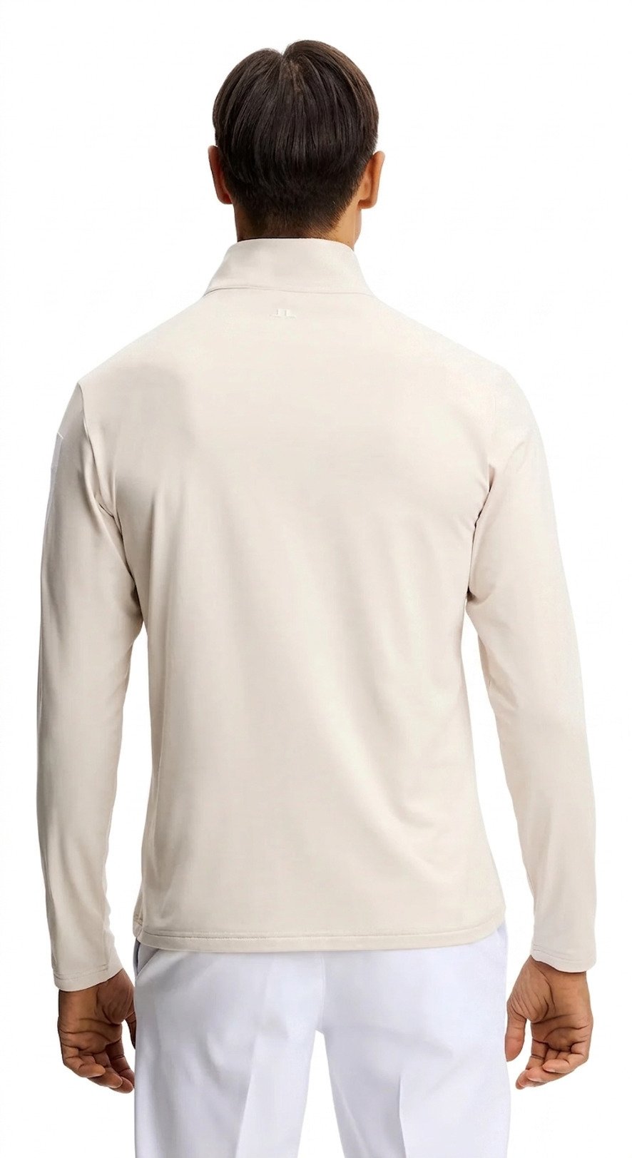 J.Lindeberg Keaton Quarter Zip Mid Layer chaqueta de hombre, Moonbeam