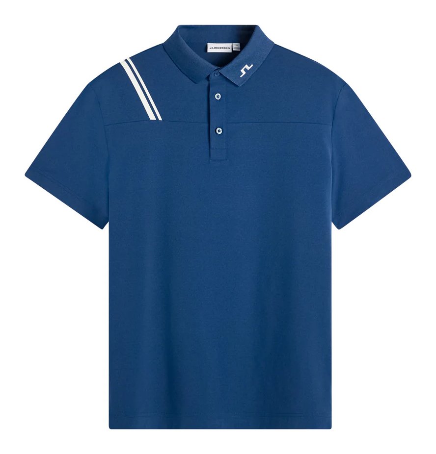 J.Lindeberg Fred Polo polo de hombre, Estate Blue