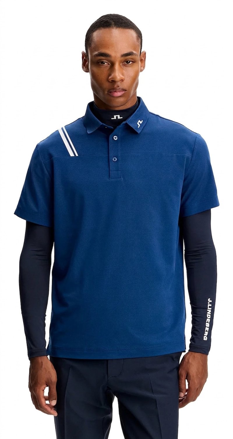 J.Lindeberg Fred Polo polo de hombre, Estate Blue