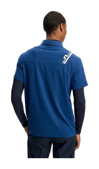 J.Lindeberg Fred Polo polo de hombre, Estate Blue