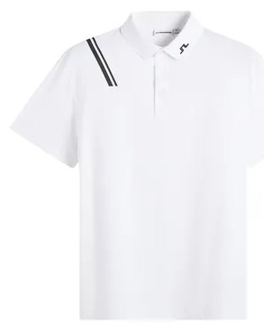 J.Lindeberg Fred polo para hombre, blanco