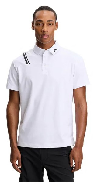 J.Lindeberg Fred polo para hombre, blanco