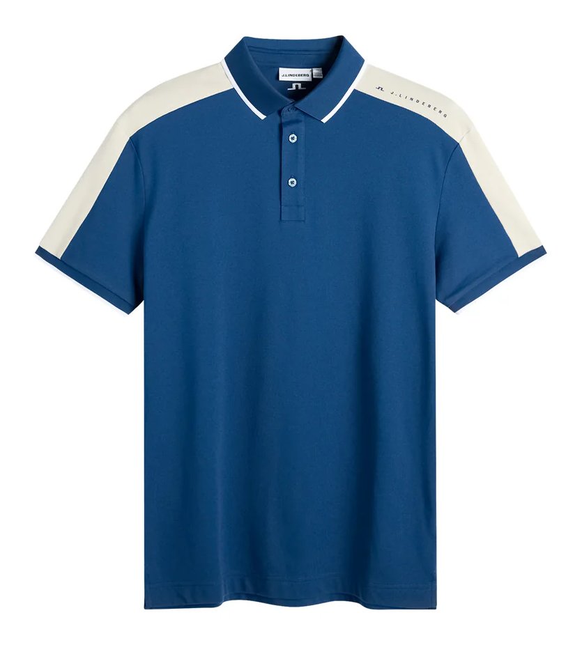 J.Lindeberg Jace Polo polo de hombre, Estate Blue