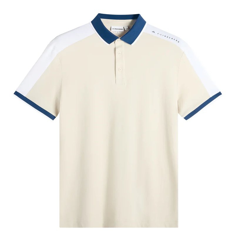 J.Lindeberg Jace Polo polo de hombre, Moonbeam