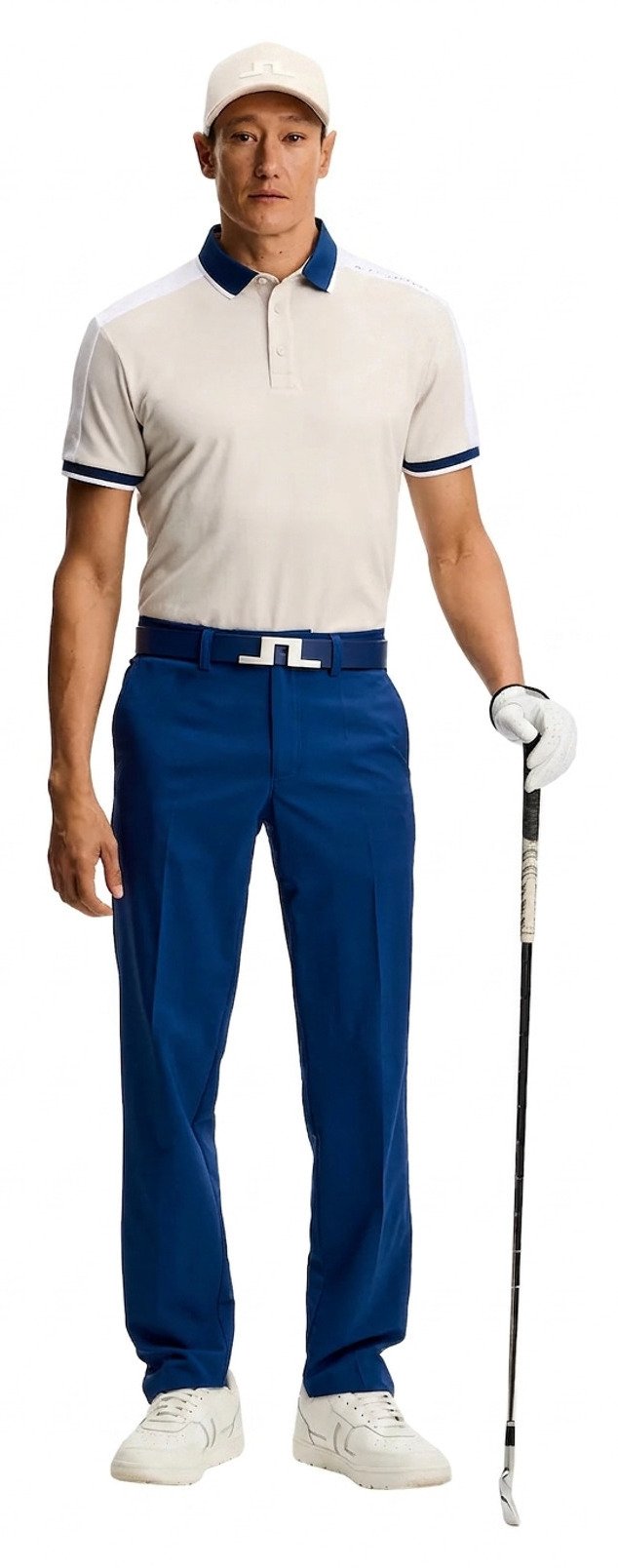 J.Lindeberg Jace Polo polo de hombre, Moonbeam