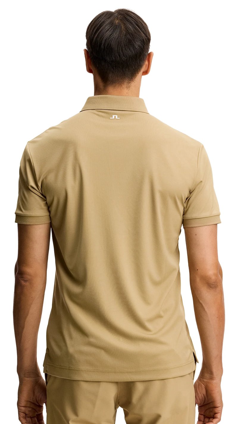 J.Lindeberg Tour Tech polo de hombre, kelp