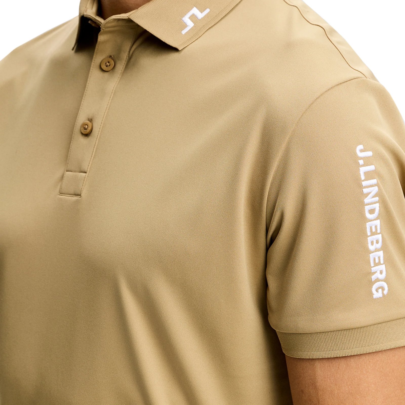 J.Lindeberg Tour Tech polo de hombre, kelp