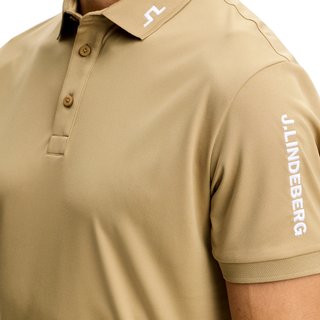 J.Lindeberg Tour Tech polo de hombre, kelp