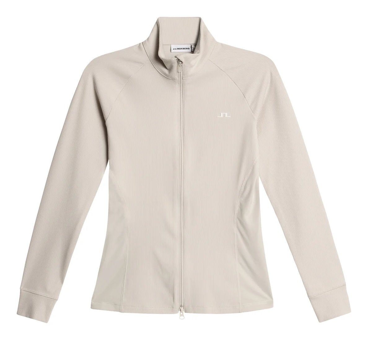 J.Lindeberg Mel Rib Mid Layer chaqueta de mujer, Moonbeam