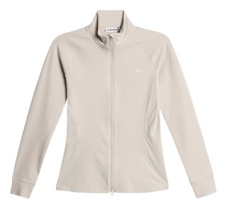 J.Lindeberg Mel Rib Mid Layer chaqueta de mujer, Moonbeam