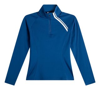J.Lindeberg Nadu Quarter Zip mujer capa intermedia, Estate Blue