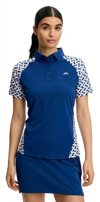 J.Lindeberg Chiara Polo polo de mujer, Ladder Estate White