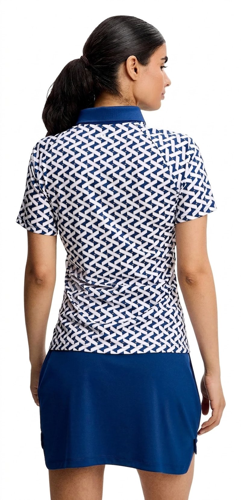 J.Lindeberg Chiara Polo polo de mujer, Ladder Estate White