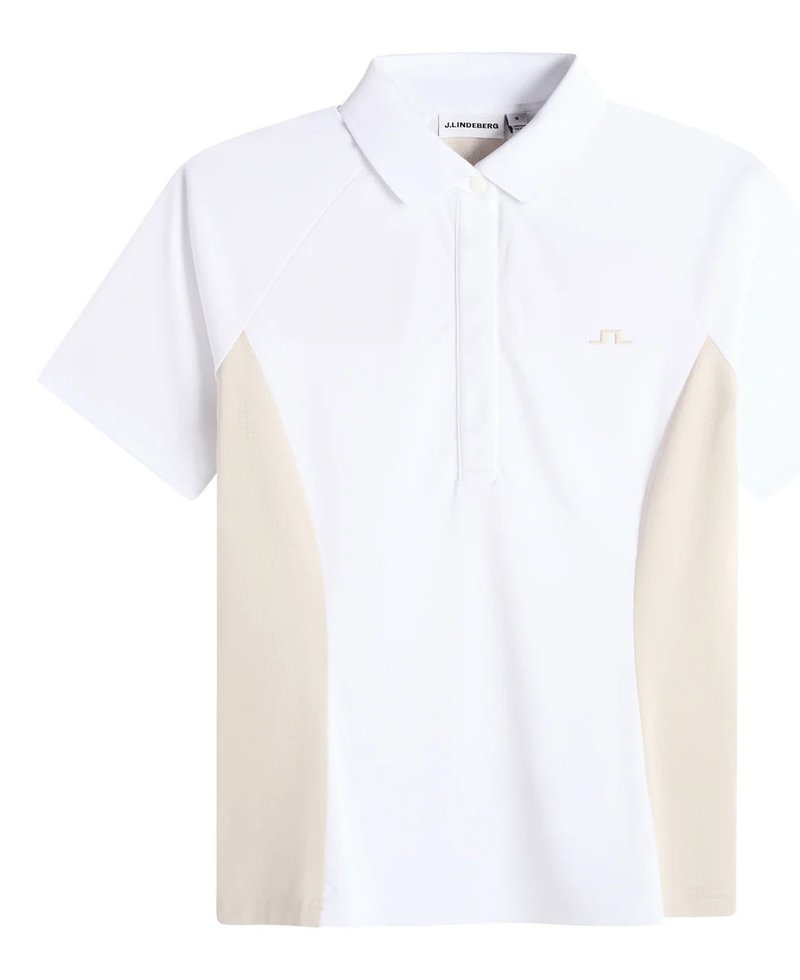 J.Lindeberg Isador polo de mujer, blanco