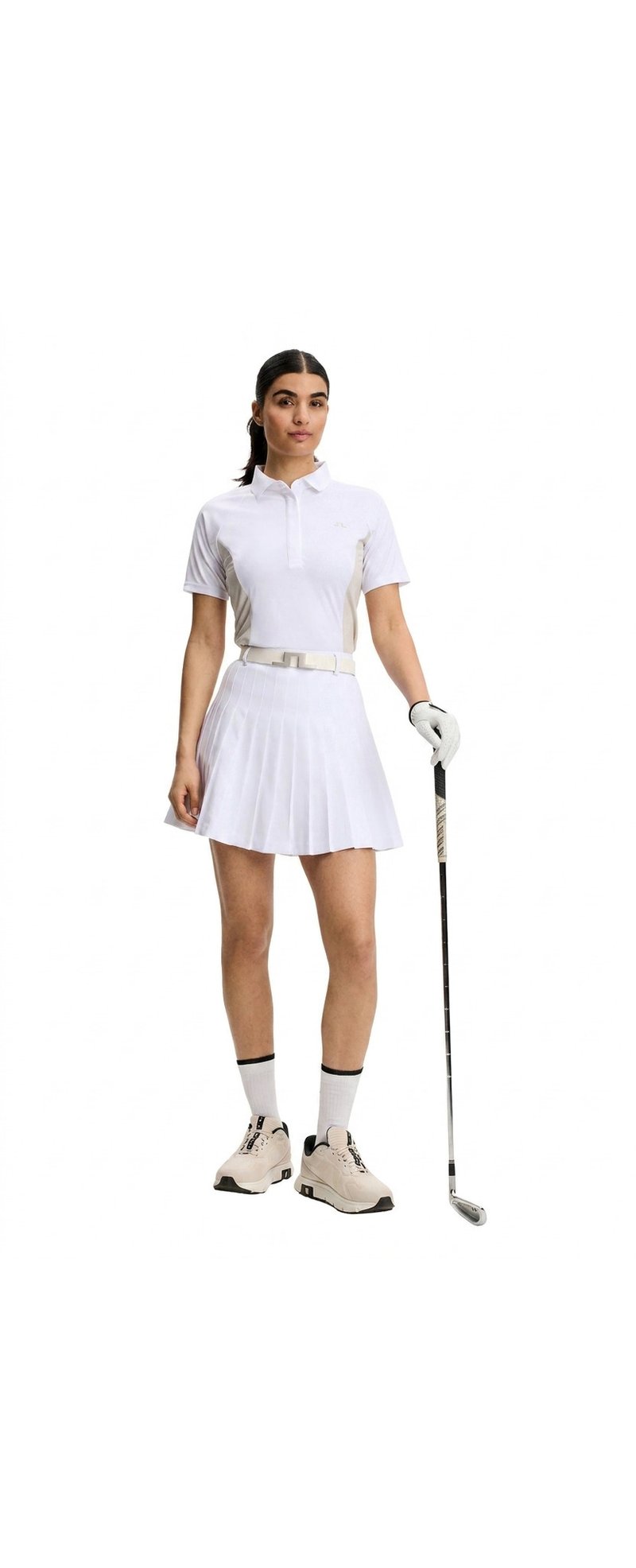 J.Lindeberg Isador polo de mujer, blanco