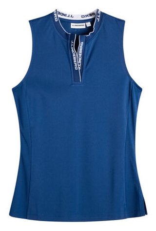 J.Lindeberg Leya Sleeveless top de mujer sin mangas, Estate Blue