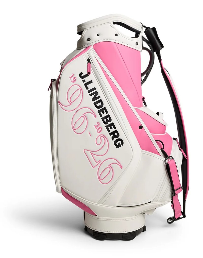 J.Lindeberg 30Y Staff Bag, blanco