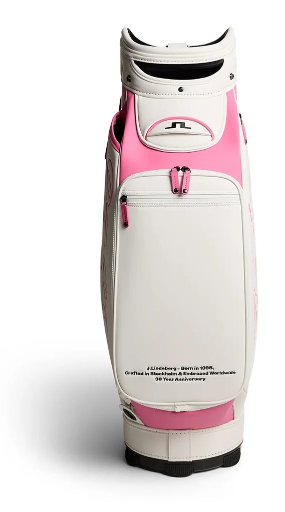 J.Lindeberg 30Y Staff Bag, blanco
