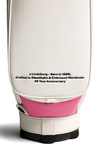 J.Lindeberg 30Y Staff Bag, blanco