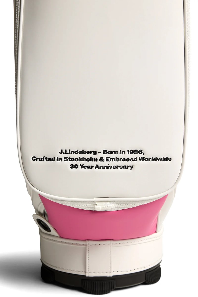 J.Lindeberg 30Y Staff Bag, blanco