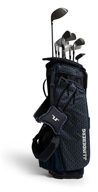 J.Lindeberg JL Flare Printed bolsa de golf, Ladder Estate Navy