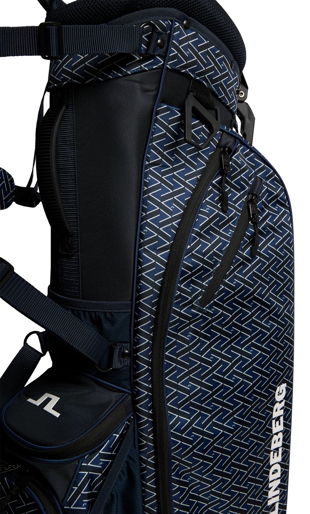 J.Lindeberg JL Flare Printed bolsa de golf, Ladder Estate Navy