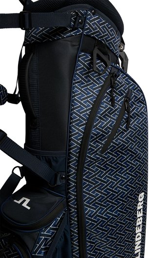 J.Lindeberg JL Flare Printed bolsa de golf, Ladder Estate Navy