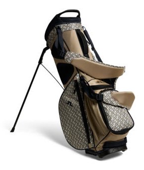J.Lindeberg JL Flare Printed bolsa de golf, Ladder White Kelp