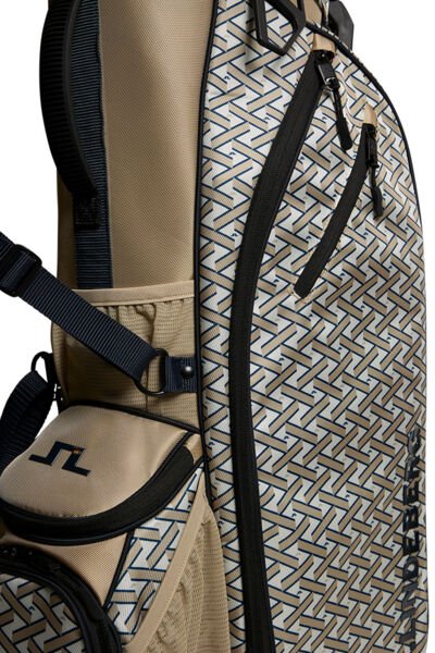 J.Lindeberg JL Flare Printed bolsa de golf, Ladder White Kelp