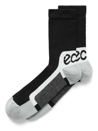 Ecco Tech Sporty Mid-Cut calcetines, negro