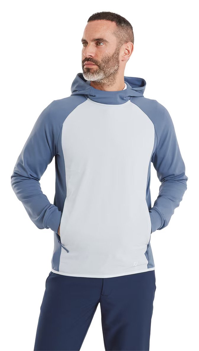 FootJoy ThermoSeries Hybrid sudadera con capucha de hombre, midnight/mist