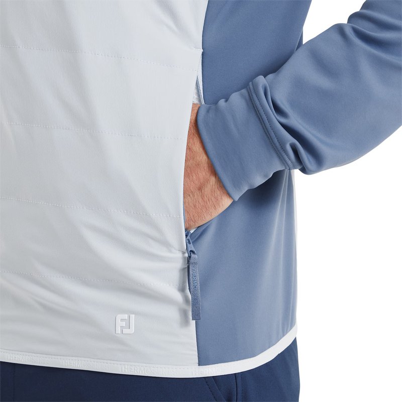 FootJoy ThermoSeries Hybrid sudadera con capucha de hombre, midnight/mist