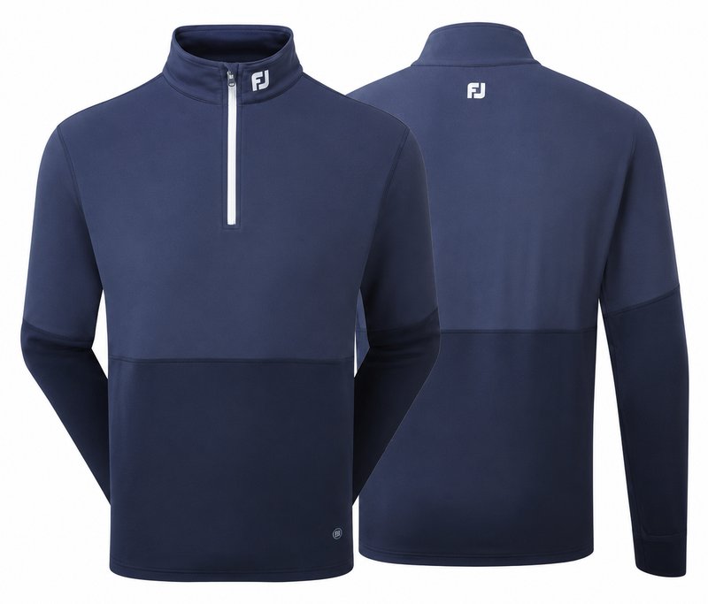 FootJoy ThermoSeries Hybrid Midlayer sudadera de hombre, azul marino