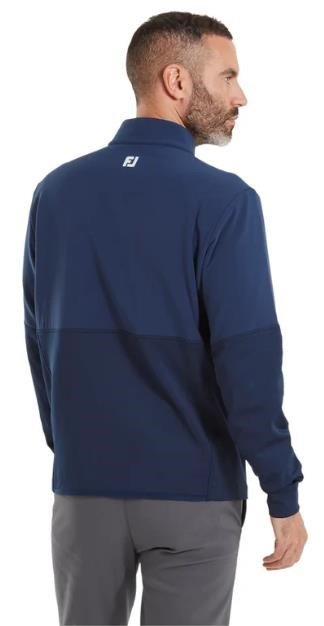 FootJoy ThermoSeries Hybrid Midlayer sudadera de hombre, azul marino