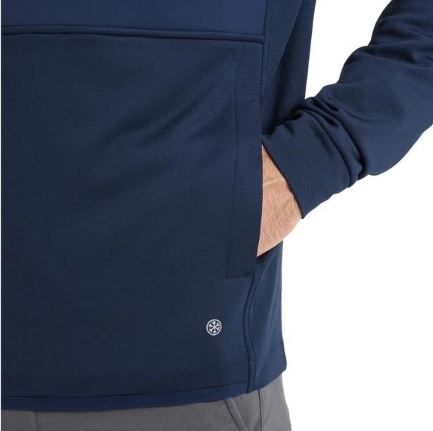 FootJoy ThermoSeries Hybrid Midlayer sudadera de hombre, azul marino