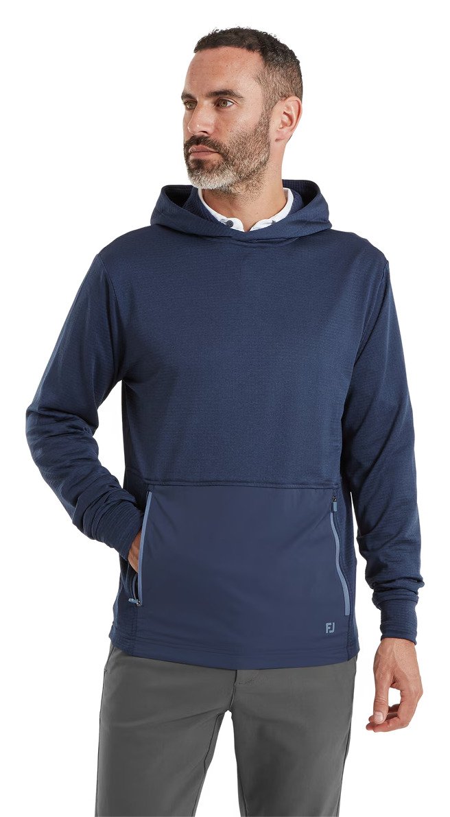 FootJoy ThermoSeries Crossover sudadera con capucha para hombre, azul marino