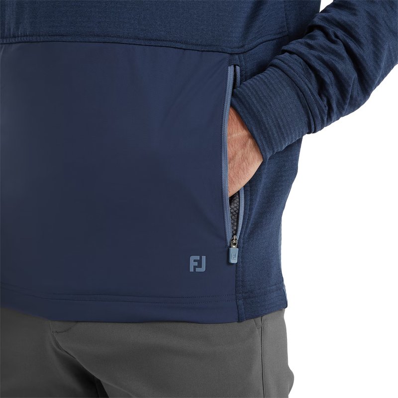FootJoy ThermoSeries Crossover sudadera con capucha para hombre, azul marino